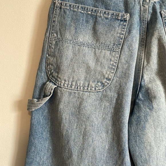 90s Carpenter Jeans 7/8 Blue Straight Route66 Y2K Skate Loose Grunge Alt Norm - Picture 9 of 13